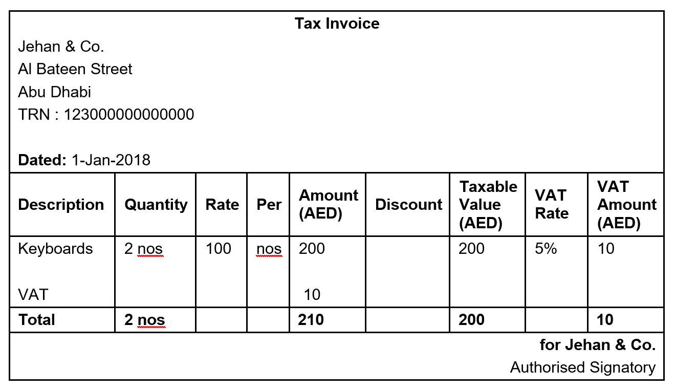 tax-invoice-to-unregistered-customer-under-vat-in-uae